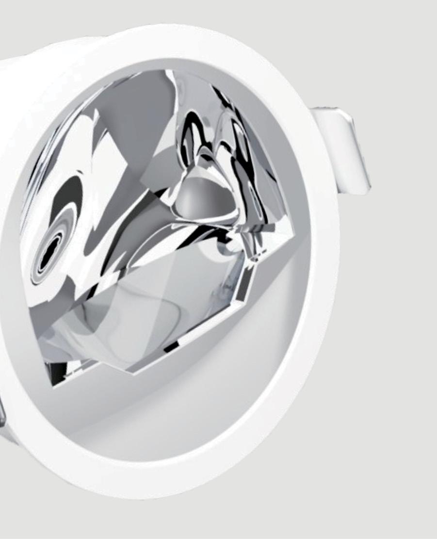 10W LED įleidžiamas sieninis šviestuvas, baltas, 3000K, S337 - Image 2