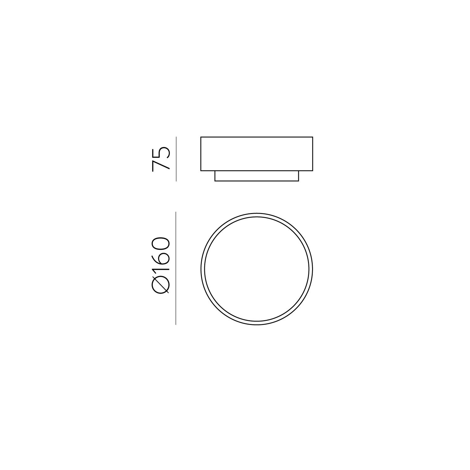 10W LED lubinis šviestuvas DINS, matinės juodos sp., 2700/3000/4000K, dimeriuojamas, IP44, P0395072NLDT - Image 3