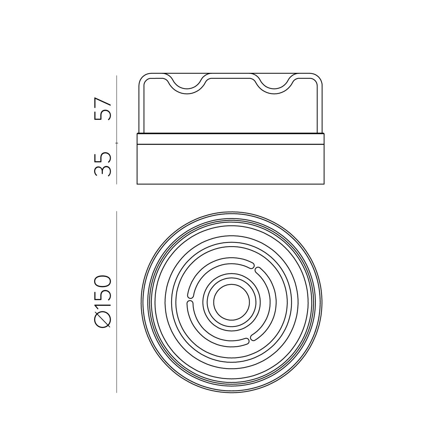 10W LED sieninis fasado šviestuvas ECLIPSE, juodos/dūmų sp., 2700K, IP65, A4029090N - Image 3