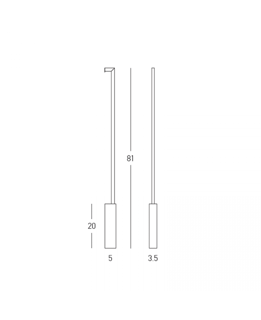 10W LED sieninis šviestuvas, juodas, 3000K, 25321 - Image 2
