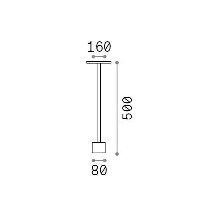 11W LED pastatomas lauko šviestuvas TOFFEE, kavos sp., 3000K, IP65, 347844 - Image 2