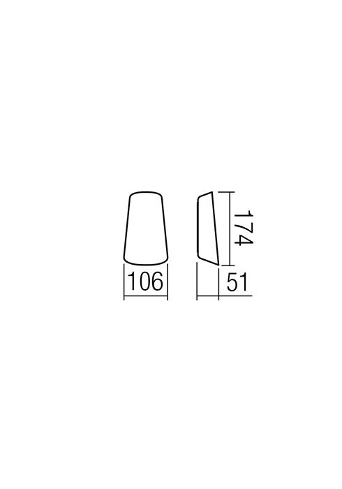 11W LED sieninis lauko šviestuvas TWILL, baltas, 3000K, IP65, šviesos kampas - 30° į viršų / 110° į apačią, 9534 - Image 3