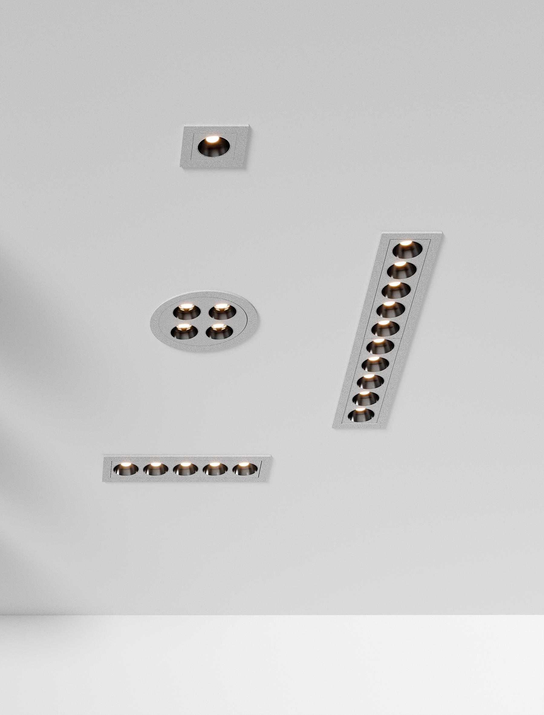 12W LED įleidžiamas šviestuvas INVISIBLE, baltas, 3000K, E3980000B - Image 2