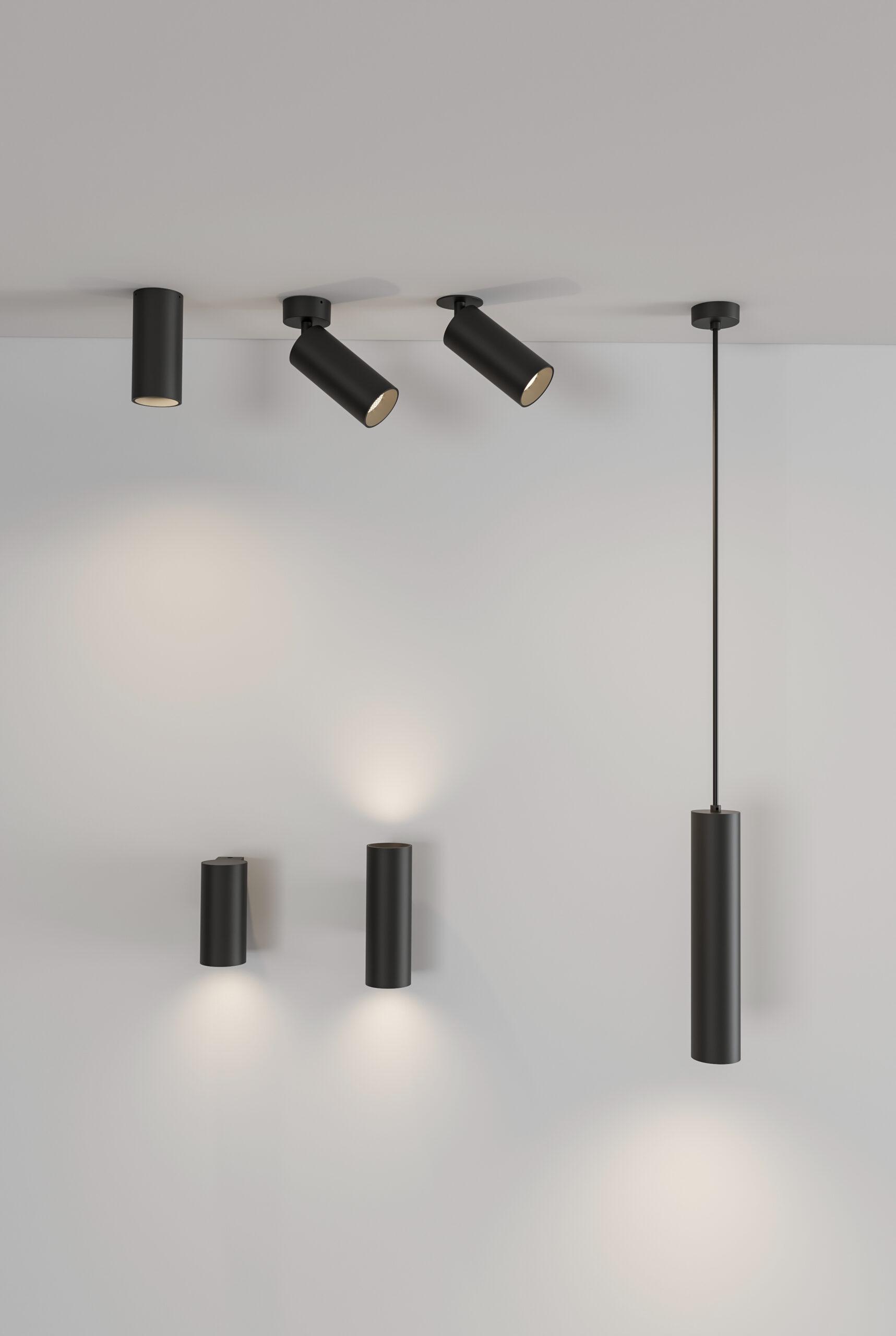 12W LED įleidžiamo montavimo šviestuvas PIPE, juodas, 3000K, dimeriuojamas, E3986000NDP - Image 2