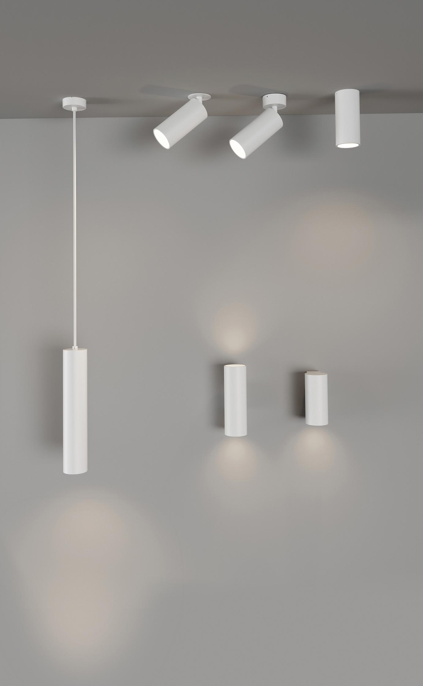 12W LED linijinės sistemos PIPE šviestuvas, baltas, 3000K, dimeriuojamas, P3986000BDP - Image 2