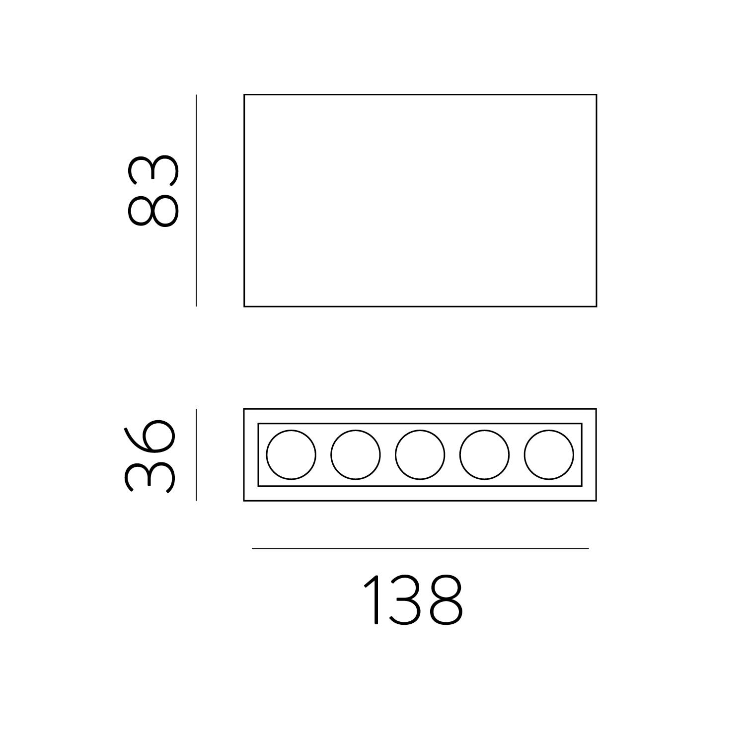 12W LED lubinis šviestuvas INVISIBLE, baltas, 3000K, dimeriuojamas, P3980000BDT - Image 3