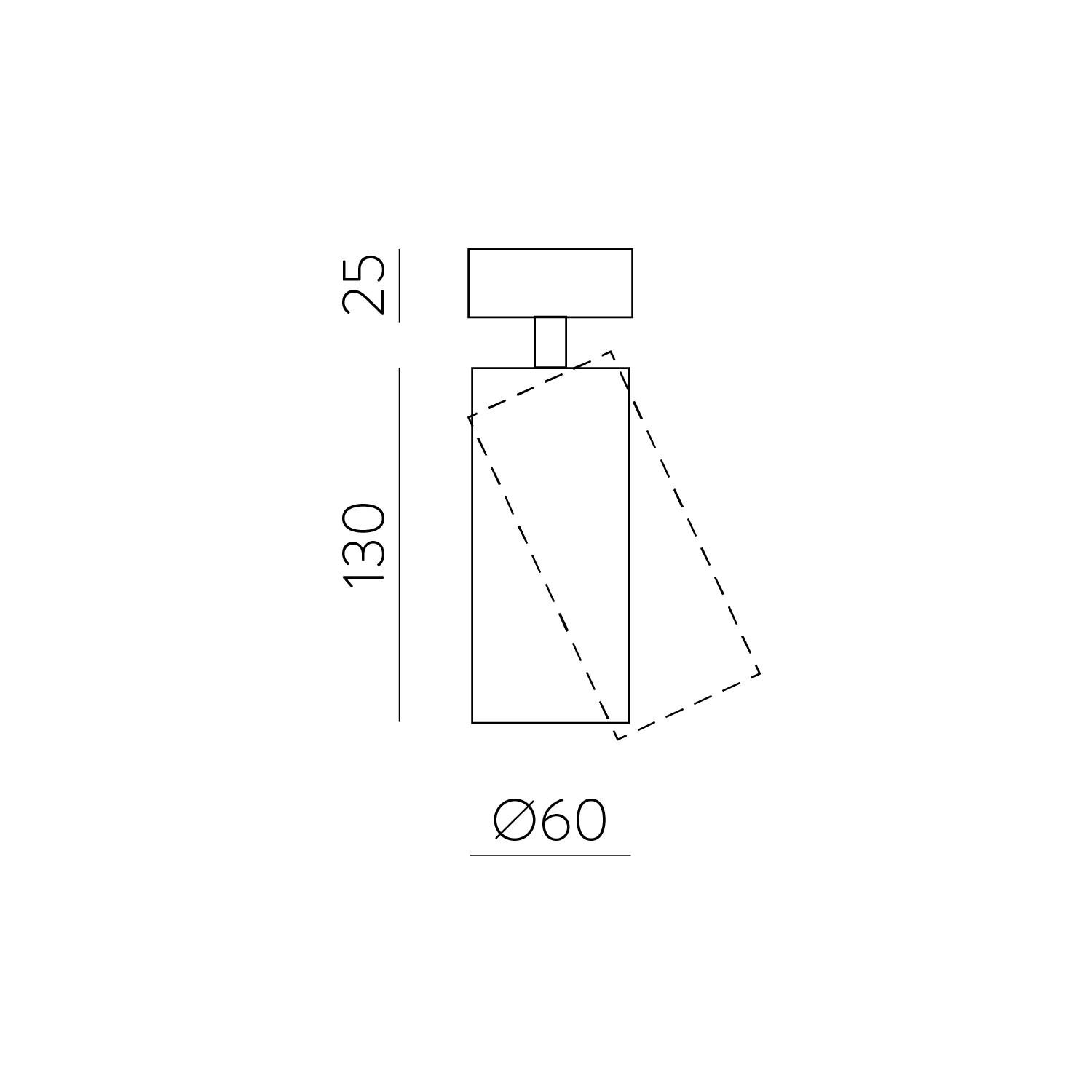 12W LED paviršinis akcentinis šviestuvas PIPE, baltas, 4000K, dimeriuojamas, F3986010BDP - Image 3