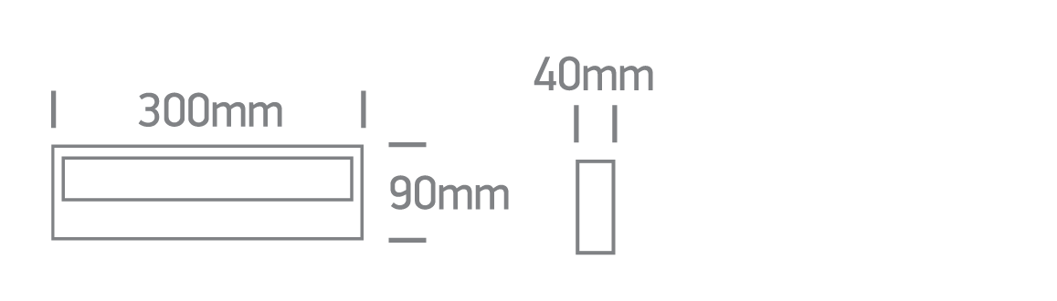 12W LED sieninis šviestuvas, juodas, 2700/3100/3500K, 38010A/B/V - Image 2