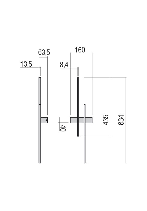 12W LED sieninis šviestuvas TANGENT, baltas, 3000K, 01-2746 - Image 3