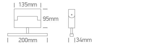 12W LED šviestuvas į magnetines sistemas MINI/MAXI/P&P, baltas, 3000/3500/4000K, 48V, 38°, 42106A/W/V - Image 3