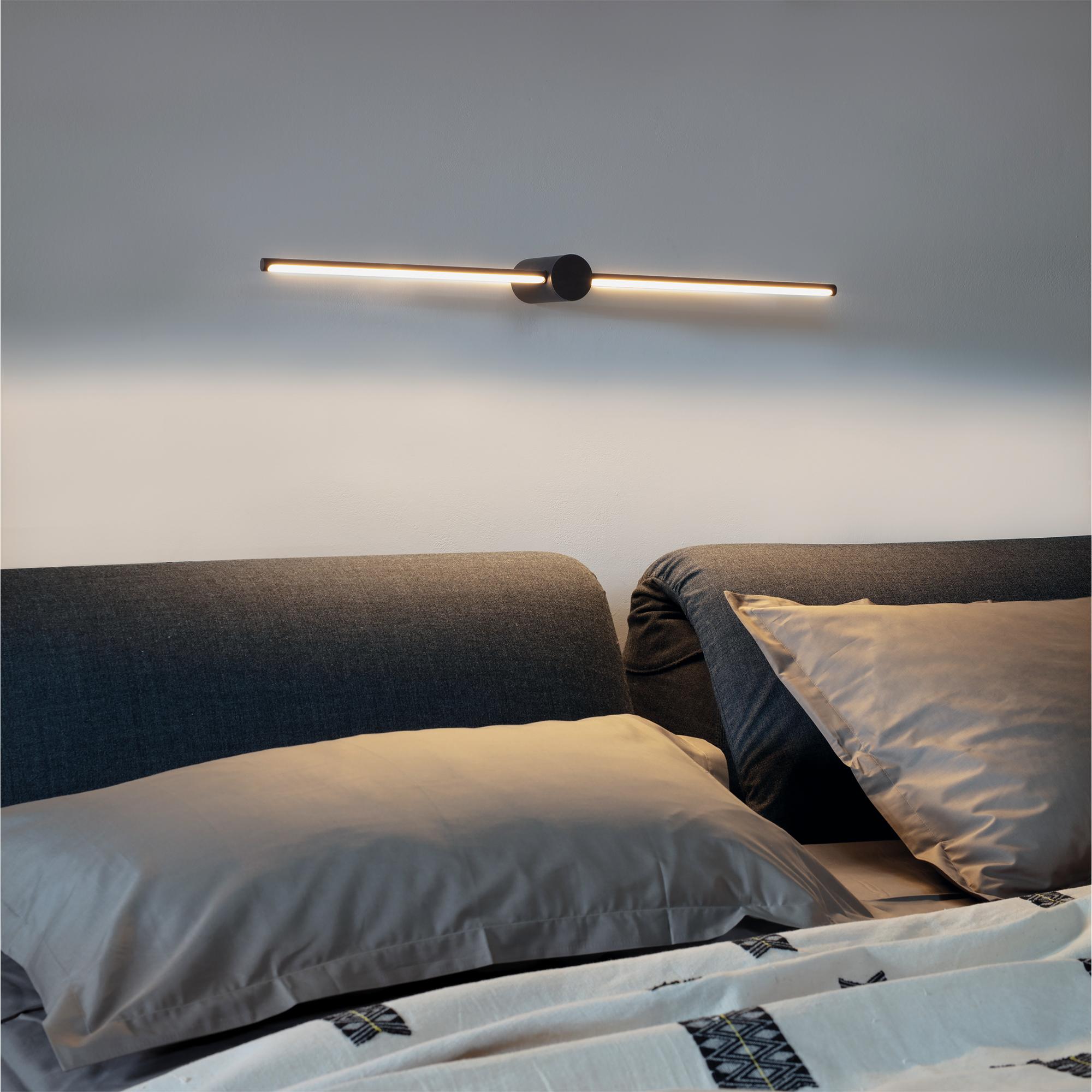 13W LED veidrodžio šviestuvas FILO, juodas, 3000K, 310145 - Image 2