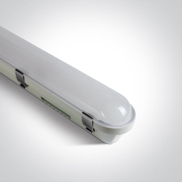 14/18/22/25W LED linijinis šviestuvas T8, pilkas, 3000/4000/6500K, IP65, 60cm, 38120M/V - Image 2