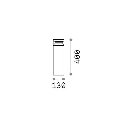 14W LED pastatomas lauko šviestuvas BOEING, antracito sp., 3000K, IP65, 327242 - Image 2