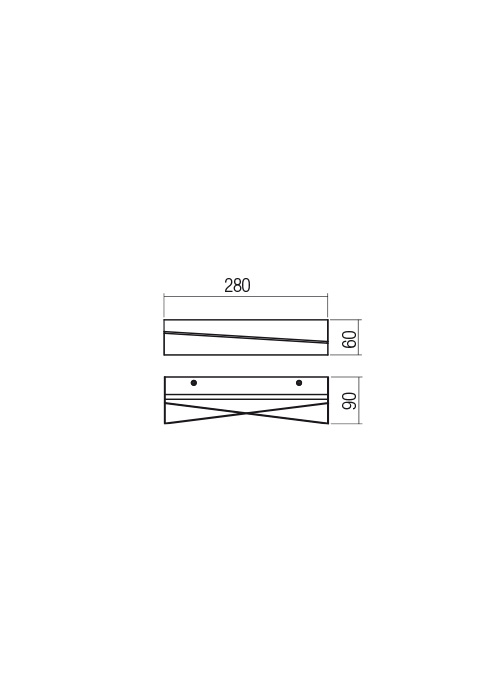 14W LED sieninis šviestuvas ZIGO, baltas, 3000K, 01-2393 - Image 3