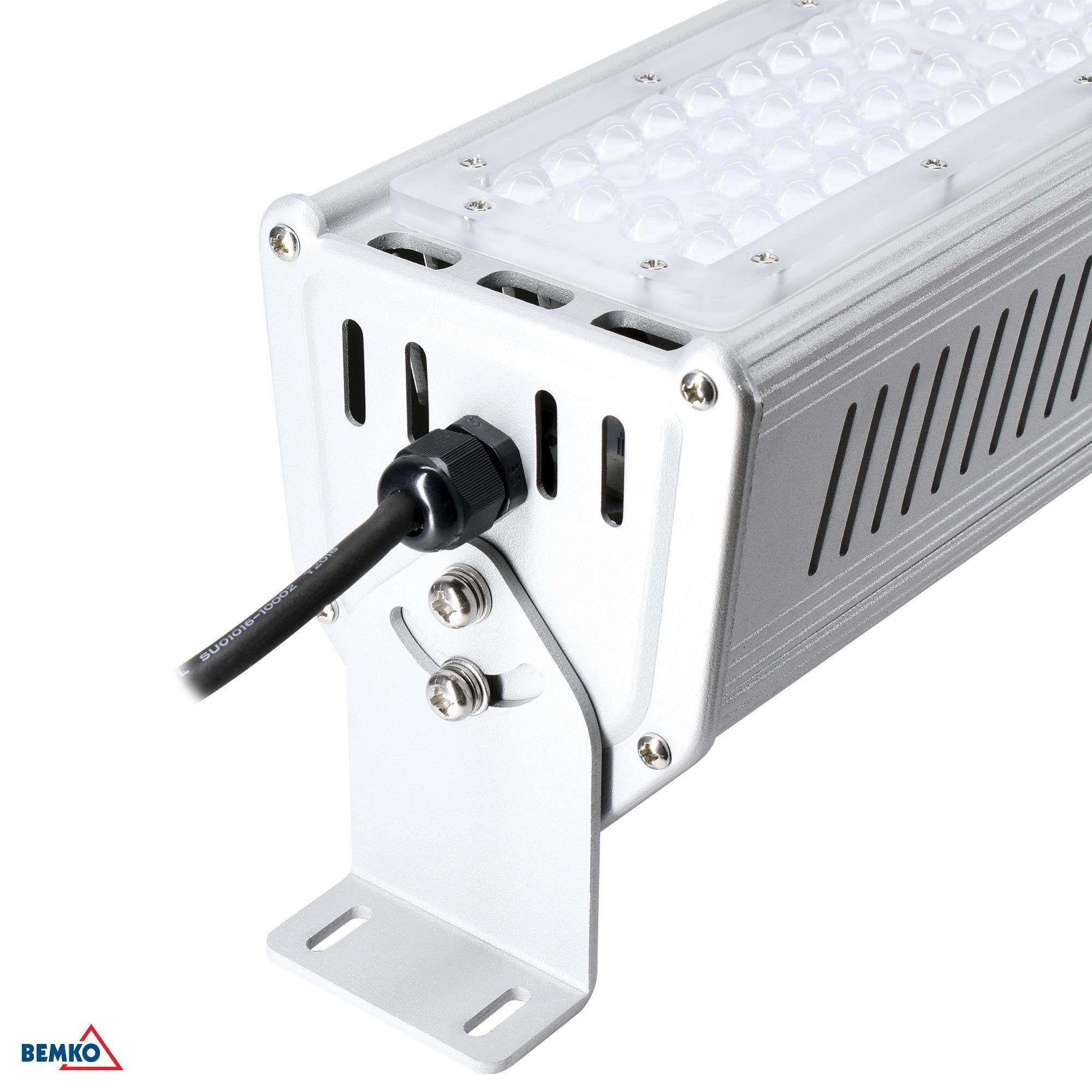 150W LED linijinis pramoninis šviestuvas LONGER, aliuminio sp., 4000K, IP66 - Image 5