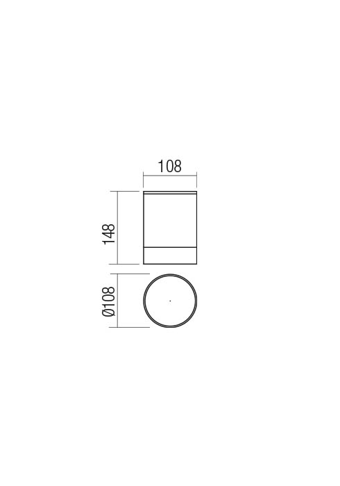 15W LED paviršinis lauko šviestuvas XILO, tamsiai rudas, 3000K, IP54, 90358 - Image 3
