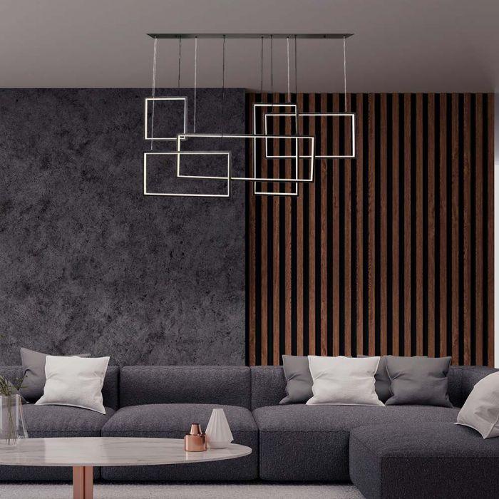 45W LED pakabinamas šviestuvas, juodas, 3000K, dimeriuojamas - Image 2