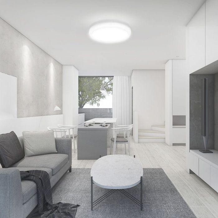 36W LED paviršinis šviestuvas, apvalus, baltas, 6500K, IP44 - Image 3