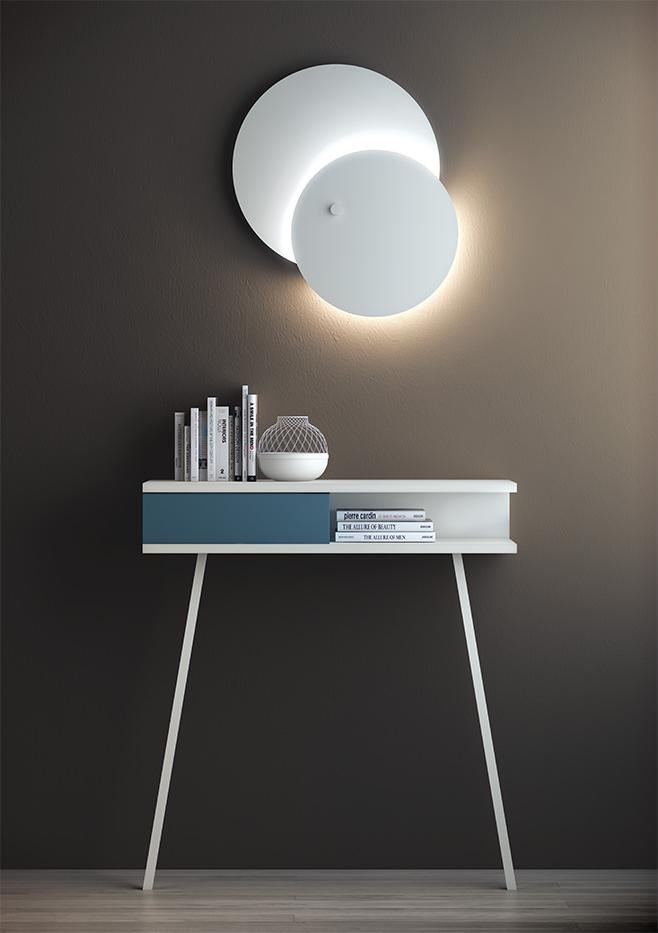 2x20W LED sieninis šviestuvas ECLIPSI, baltas, 2700K, dimeriuojamas - Image 2