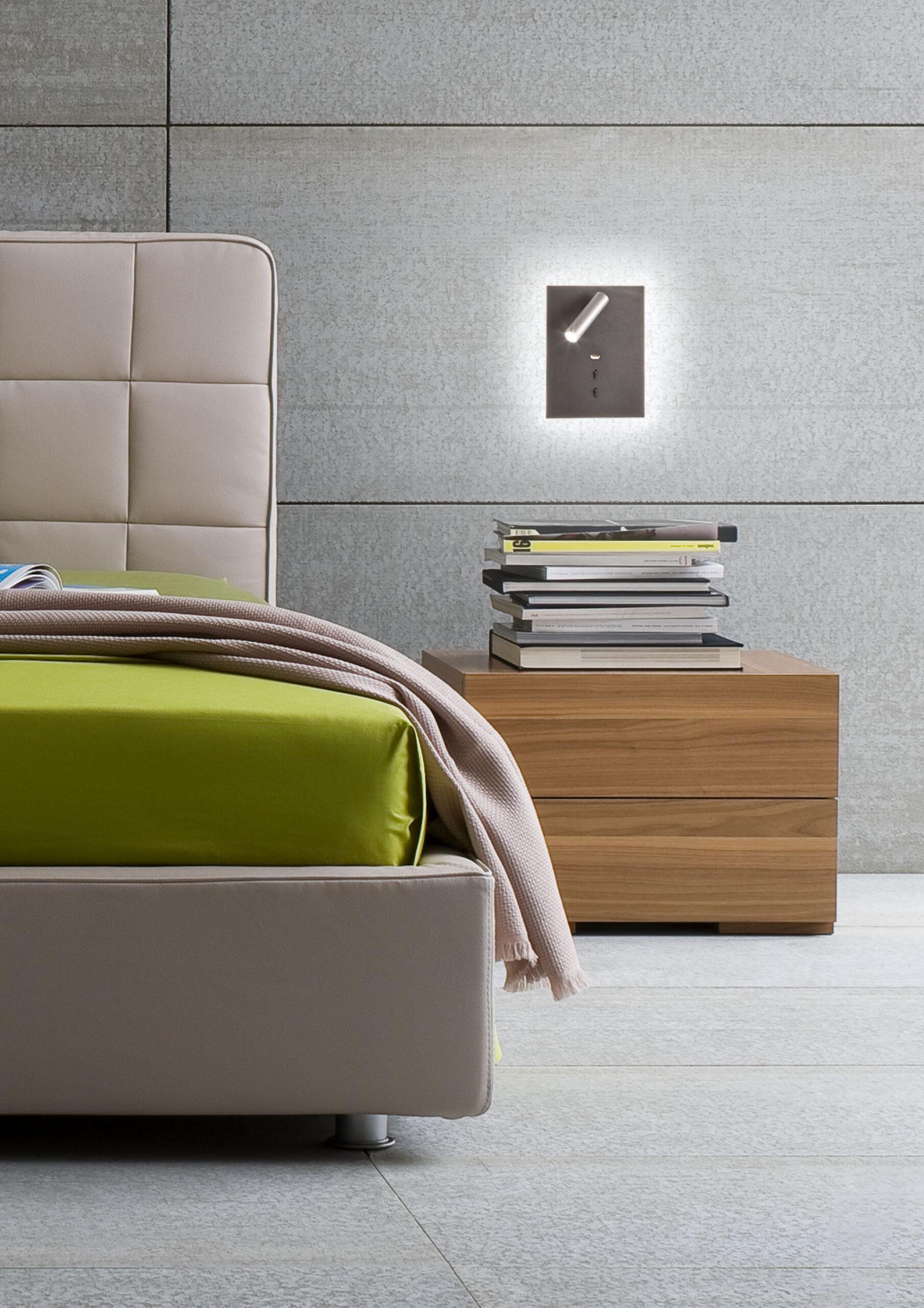 16W + 3W LED sieninis šviestuvas ZEN, juodas, 3000K, šviesos kampas 120°, skaitymo šviestuvėlio - 20°, su USB, 01-2998 - Image 2