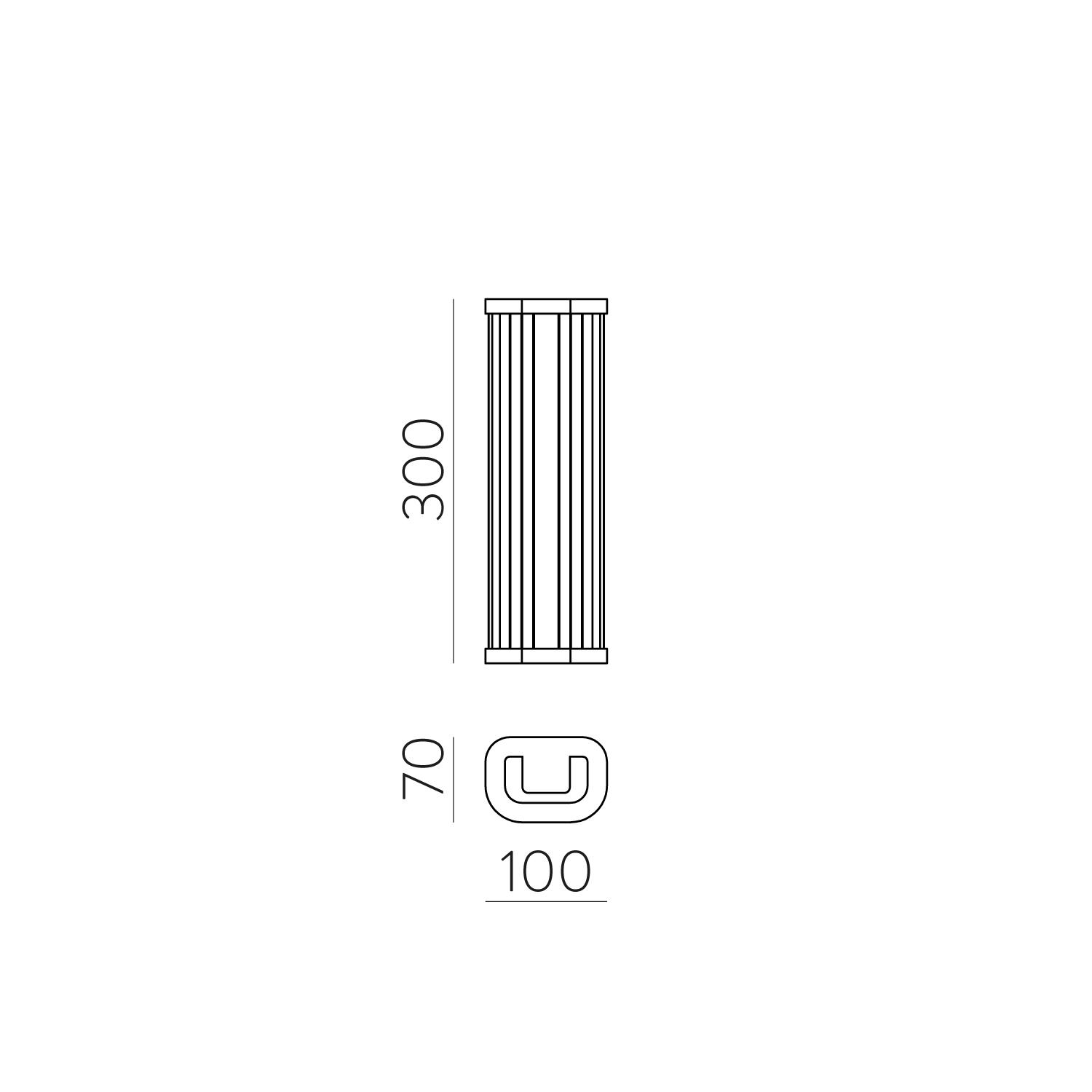 16W LED sieninis šviestuvas DIVINO, sendinto aukso sp., 2200/2700/3000K, IP44, A4005070OM - Image 3