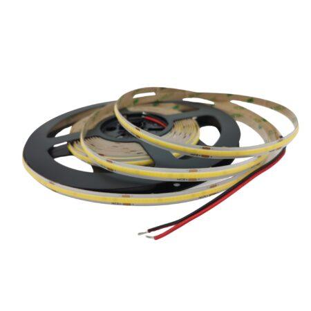 16W/m COB LED juosta, 480LED/m, 4000K, IP20, 24V, 5m ritė