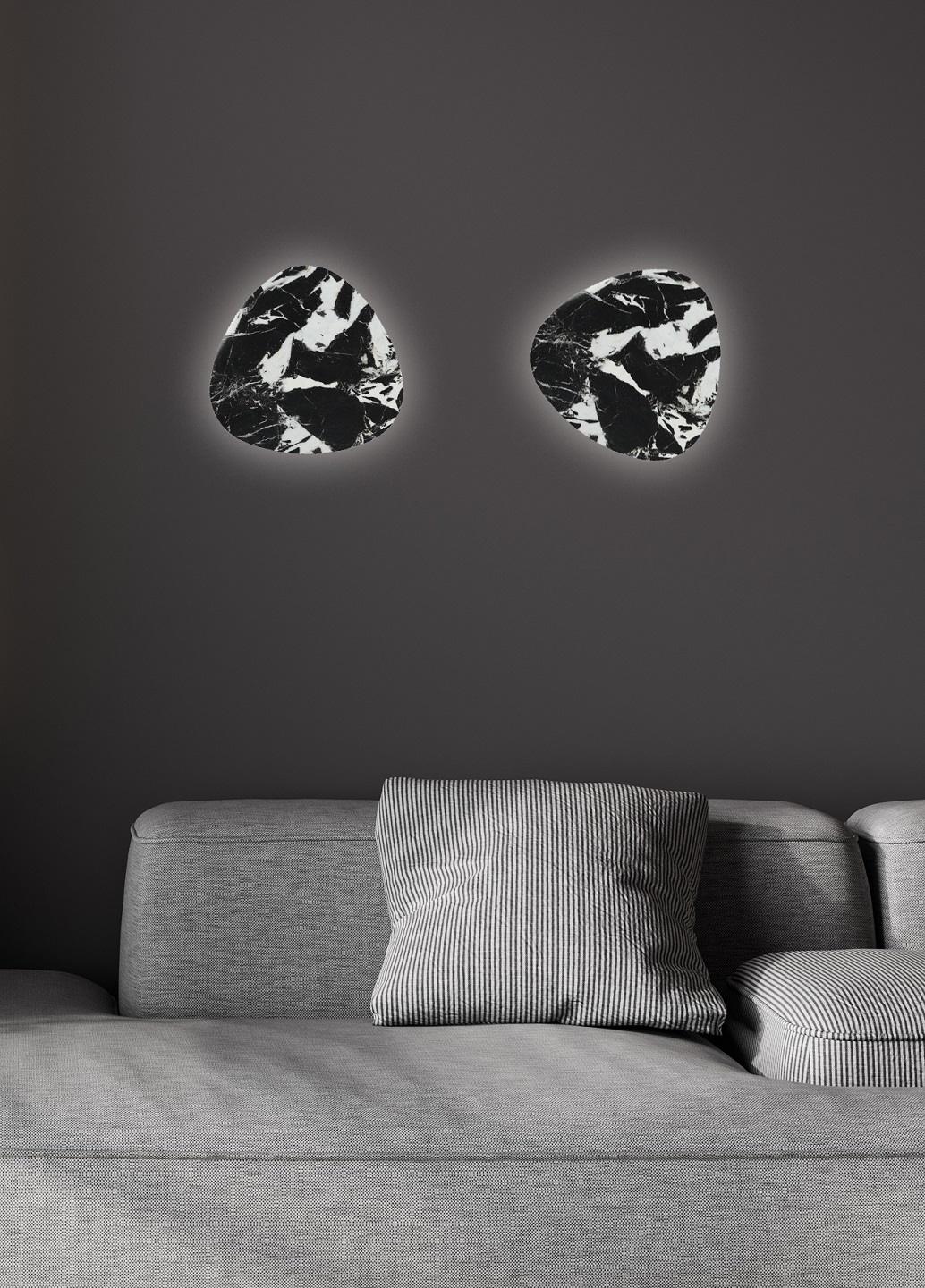 11W LED sieninis šviestuvas ROCK, juodas, 3000K, 4293101 - Image 2