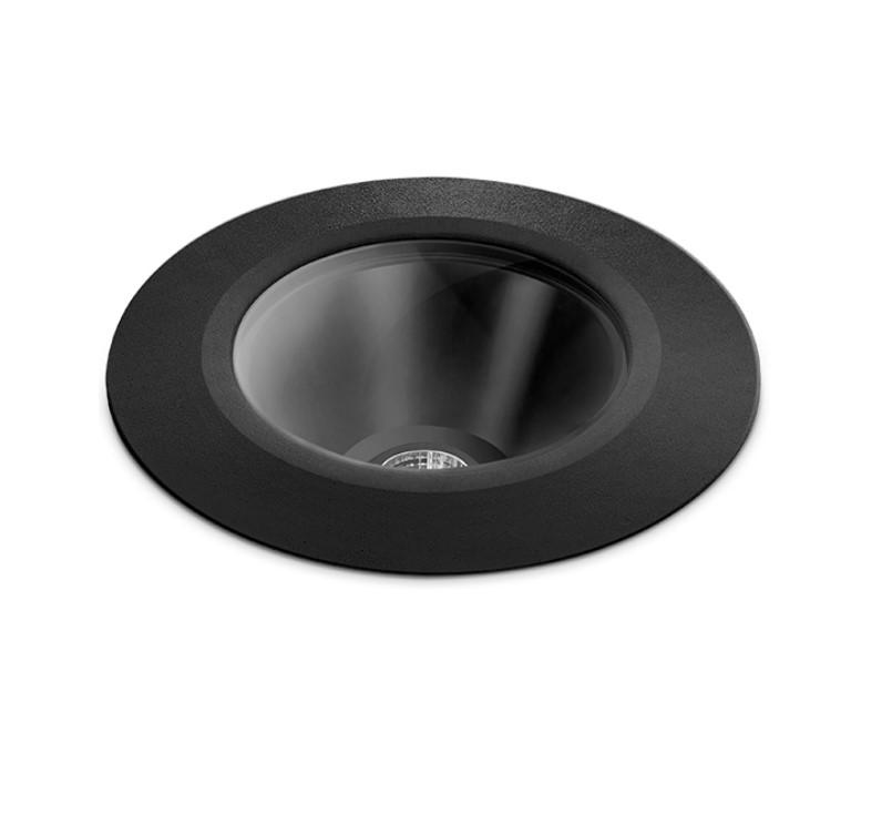 1/2,1/3,2W įleidžiamas į žemę lauko šviestuvas DARK, juodas, 2700K, IP67, 40º - Image 2
