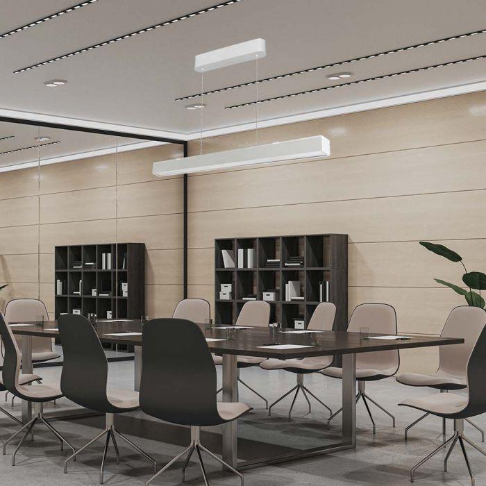 40W LED pakabinamas linijinis šviestuvas, baltas, 3000/4000/6400K - Image 2