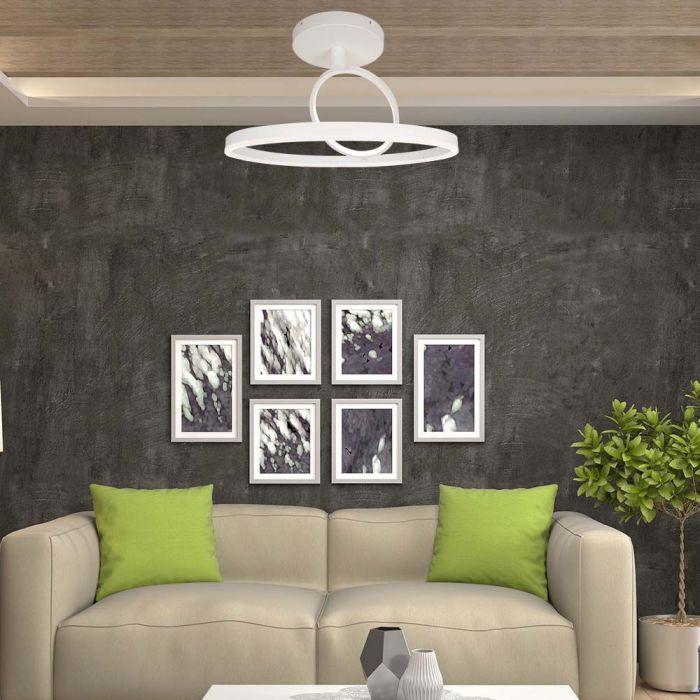 37W LED paviršinis šviestuvas, baltas, 3000K - Image 2