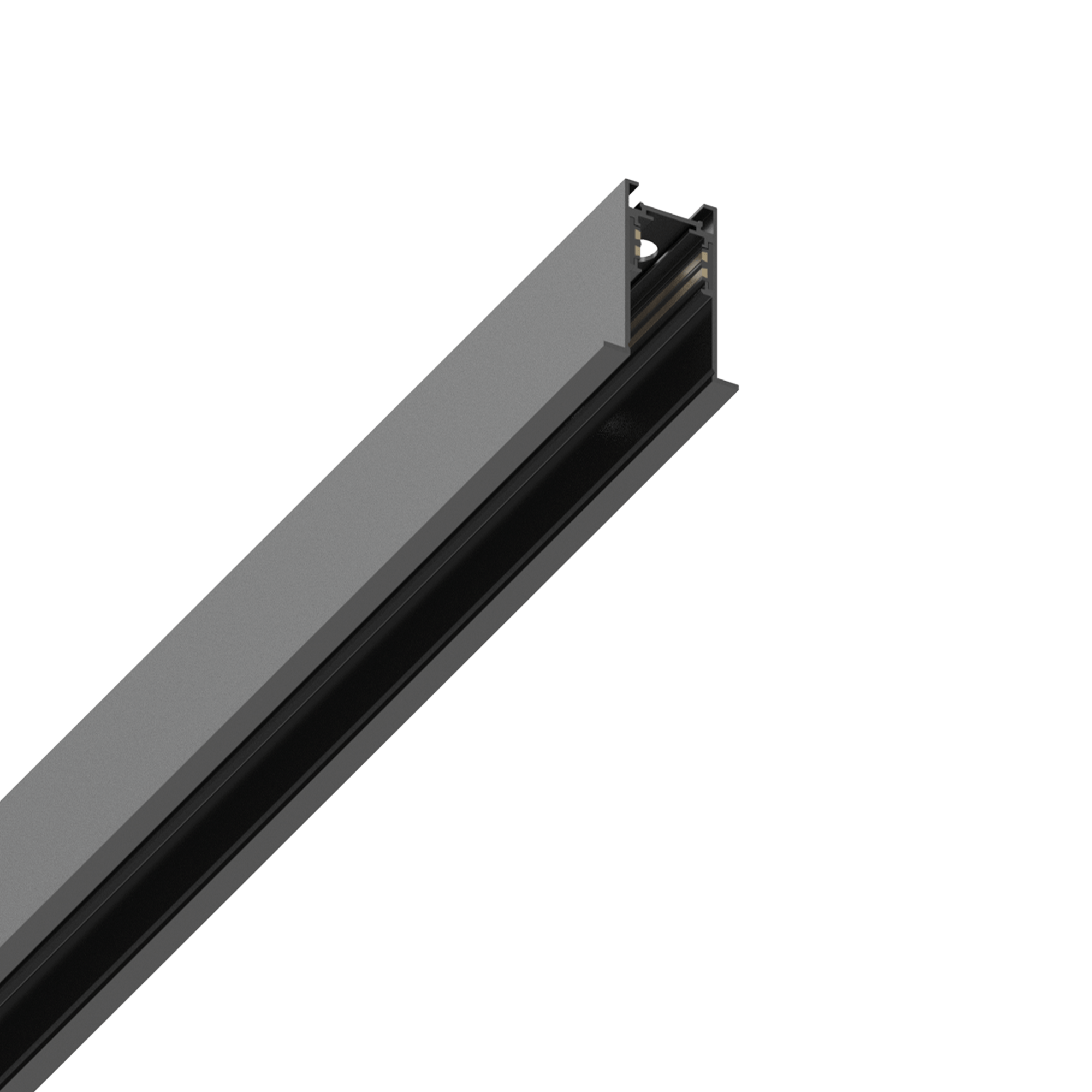 Įleidžiamas magnetinis bėgelis EGO, juodas, 2m, 320458 - Image 3