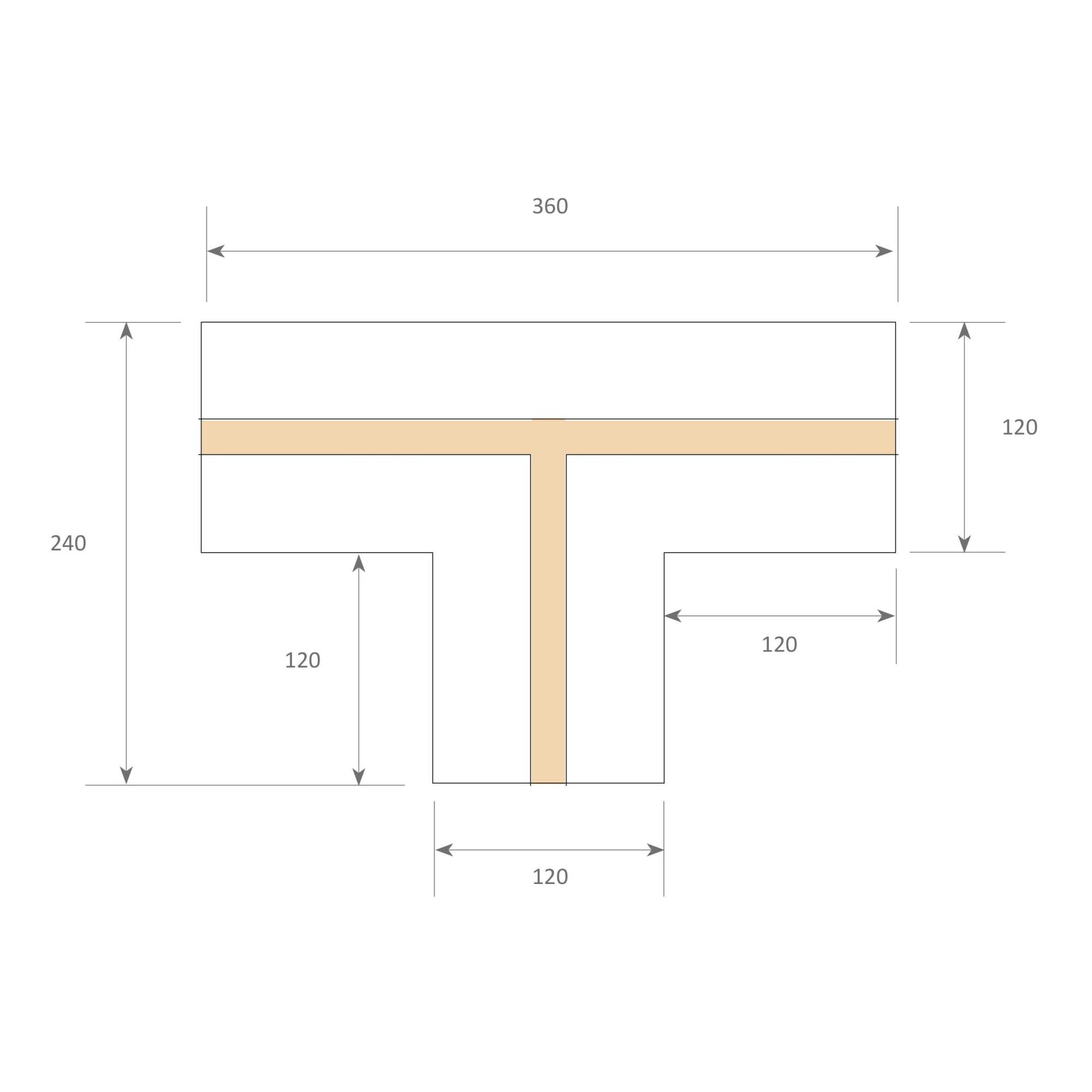 LED profilio PLASTERLED T formos sujungimas - Image 2
