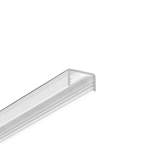 LED juostos paviršinis profilis UNI14 BC3/Y, baltas, 2m - Image 2