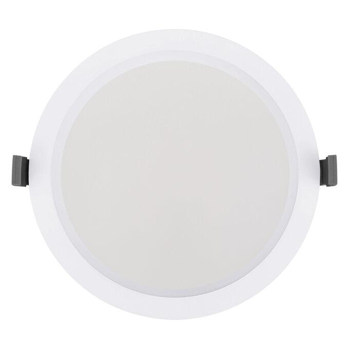 20/25/30W LED įleidžiamas šviestuvas COMFORT, baltas, 3000/4000K, 100°, IP44 - Image 2