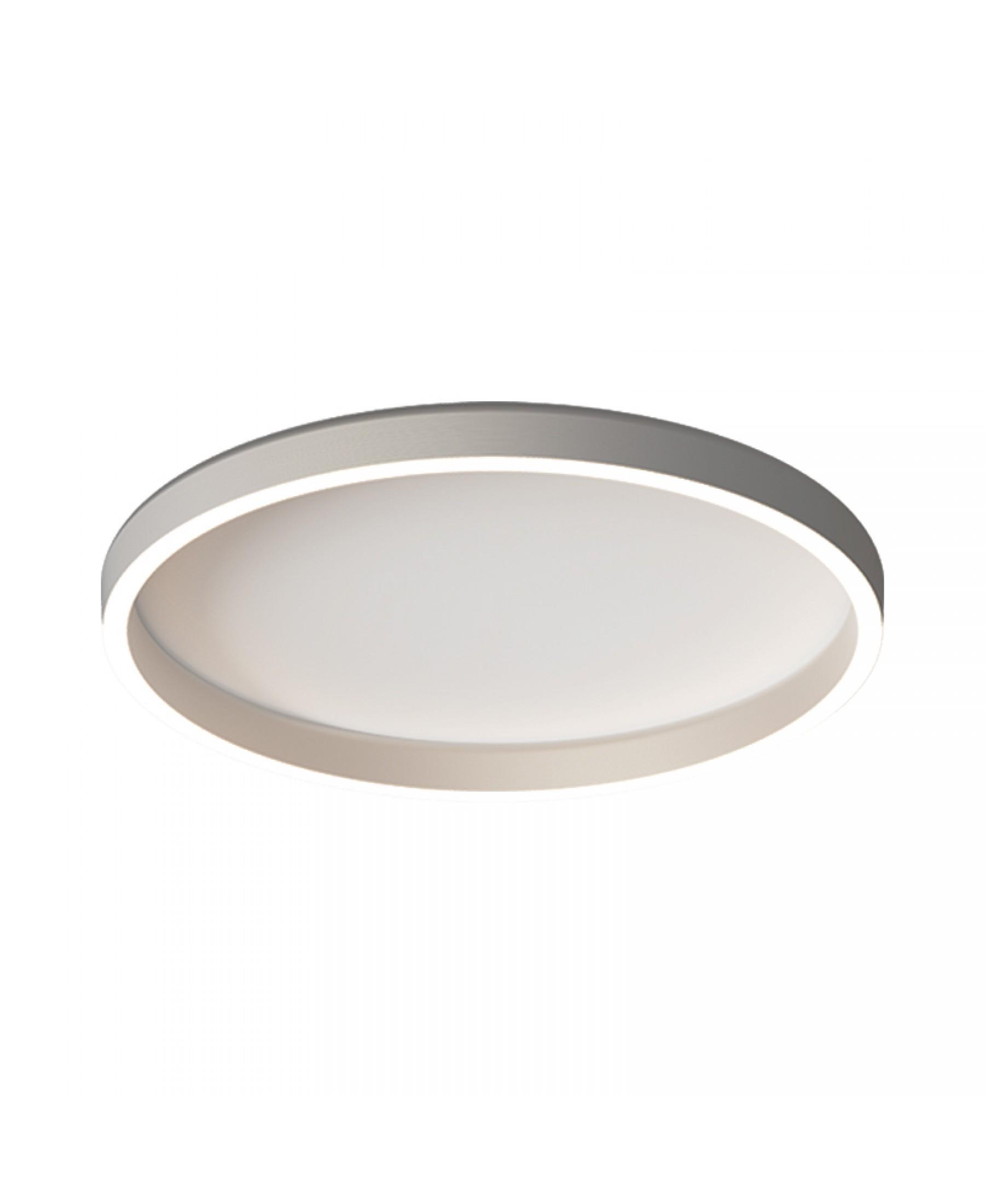 38W LED lubinis šviestuvas, šlifuoto sidabro sp., 2700/3000/4000K, dimeriuojamas, 25165 - Image 2