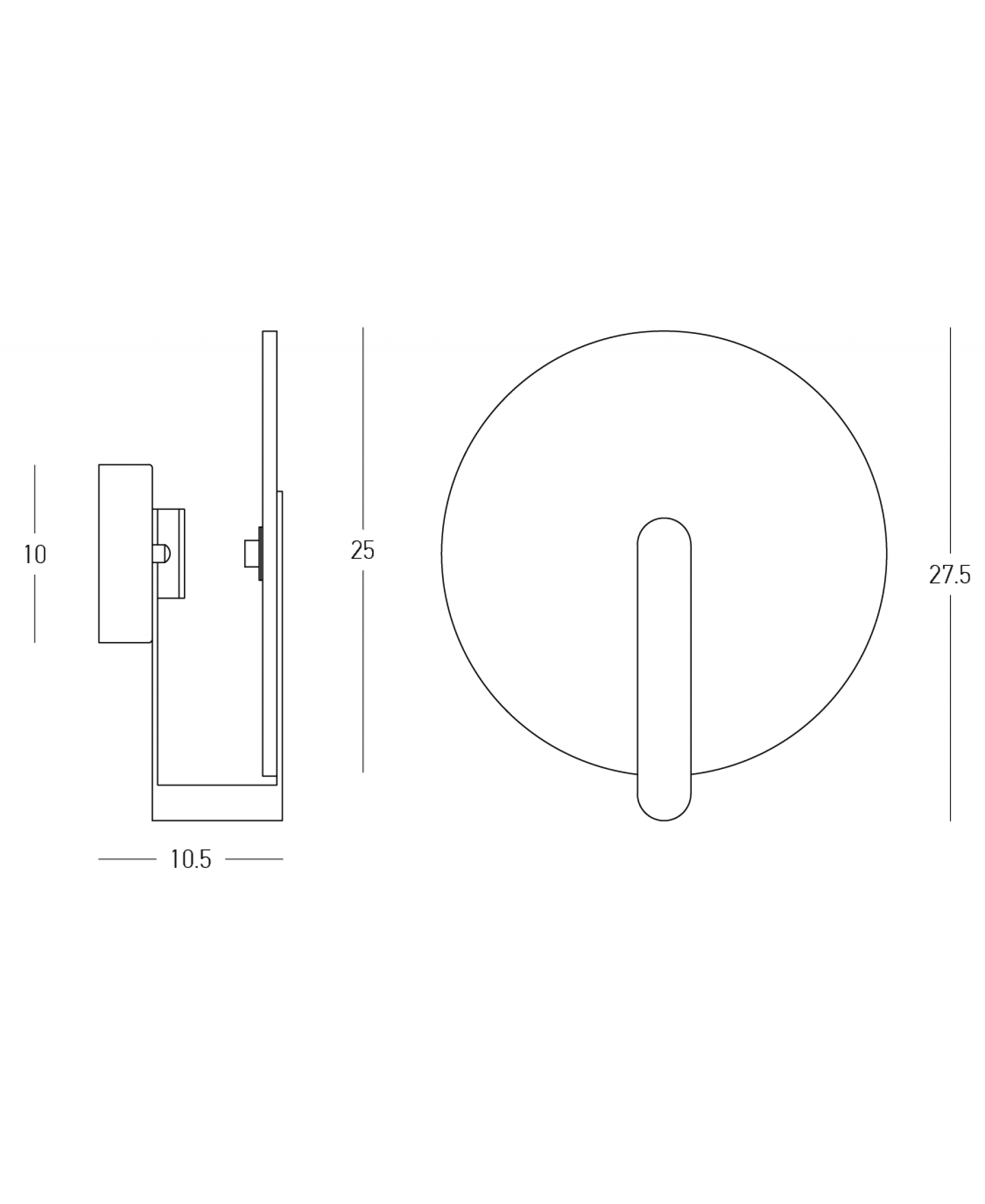 5W LED sieninis šviestuvas, žalvario/kreminės sp., 3000K, 2552 - Image 3