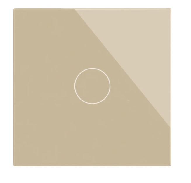 Vienpolė, sensorinė, modulinė panelė, aukso sp. - Image 2
