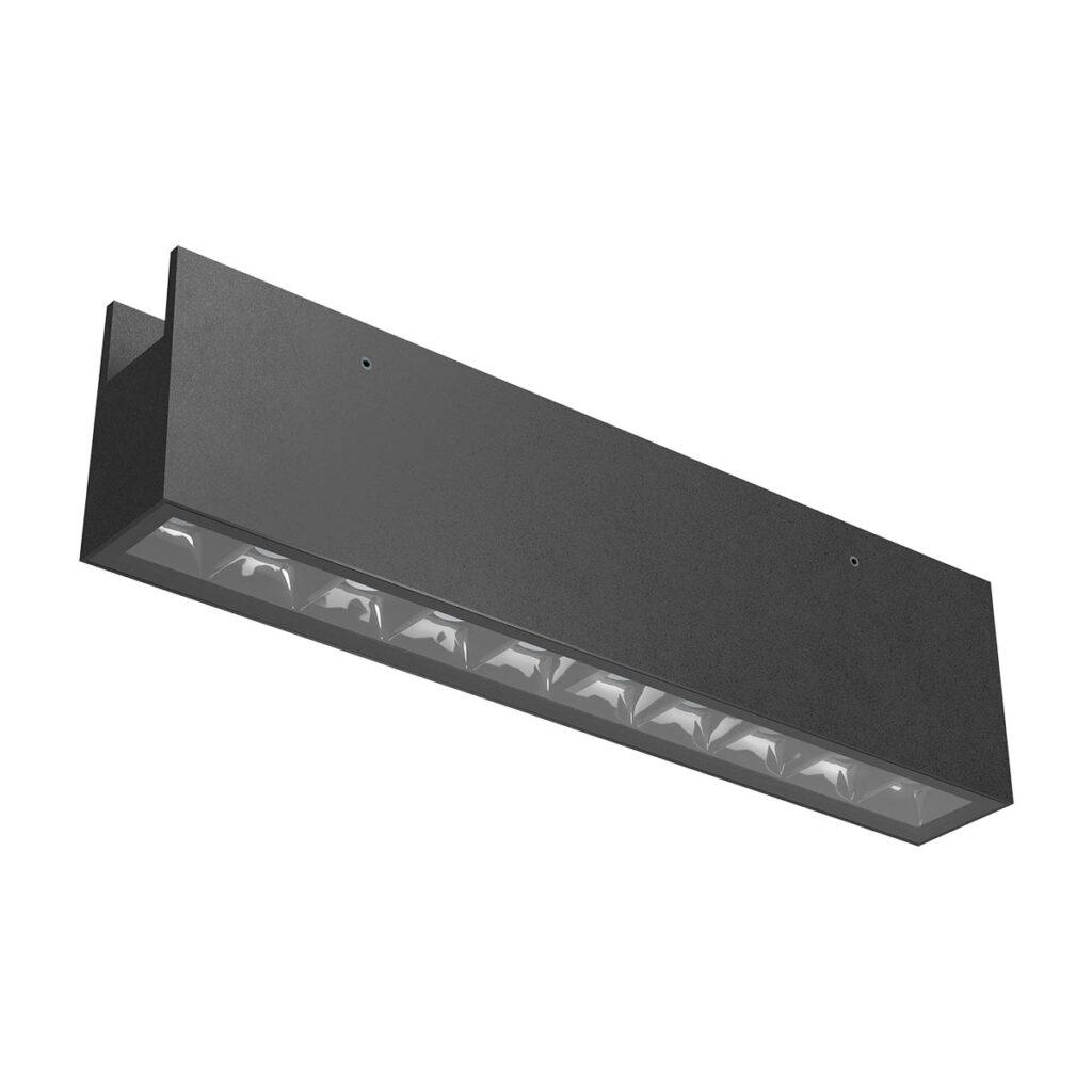 20W LED šviestuvas, montuojamas į XFORT bėgelį, 48V, juodas, 2700K, IP65, 275mm, dimeriuojamas, FRT22UWW SP SBK - Image 2
