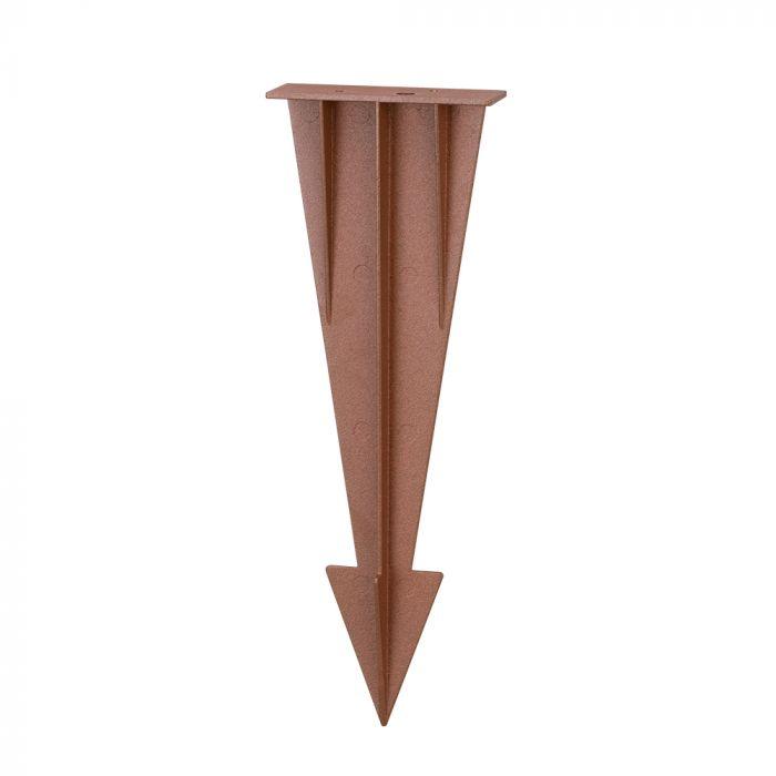 Sodo šviestuvo smaigas, rudas, 274mm - Image 2