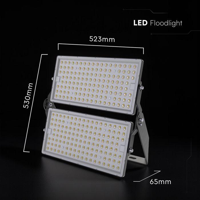 500W LED prožektorius, juodas, 6500K, CREE LED chip - Image 3