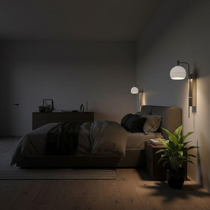 10W LED sieninis šviestuvas, nikelio/baltos sp., 3000K - Image 3