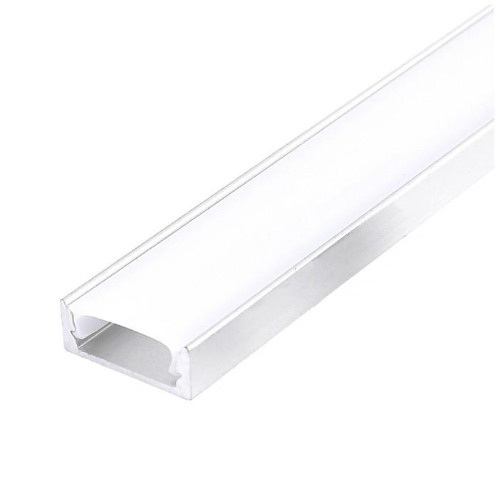 LED paviršinis profilis P01, baltas, 2m, su dangteliu ir užbaigimais - Image 3