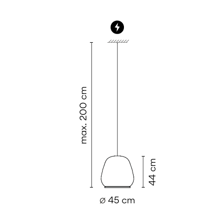 6x5,9W LED pakabinamas šviestuvas KNIT, smėlio sp., 2700K, DALI, paviršinio montavimo laikiklis - Image 3