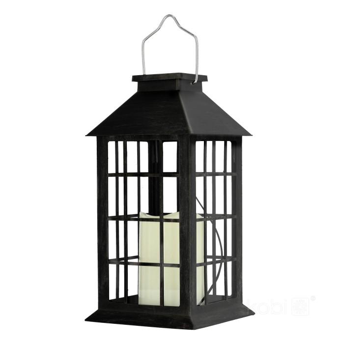 0,02W LED lauko šviestuvas su saulės baterija CANDELIO, juodas, 2700K, IP44 - Image 3