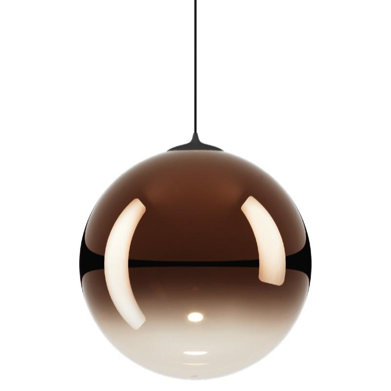 3W LED pakabinamas šviestuvas RANDOM SOLO 28, juodas kabelis/bronzos sp. stiklas, 3000K, dimeriuojamas - Image 2