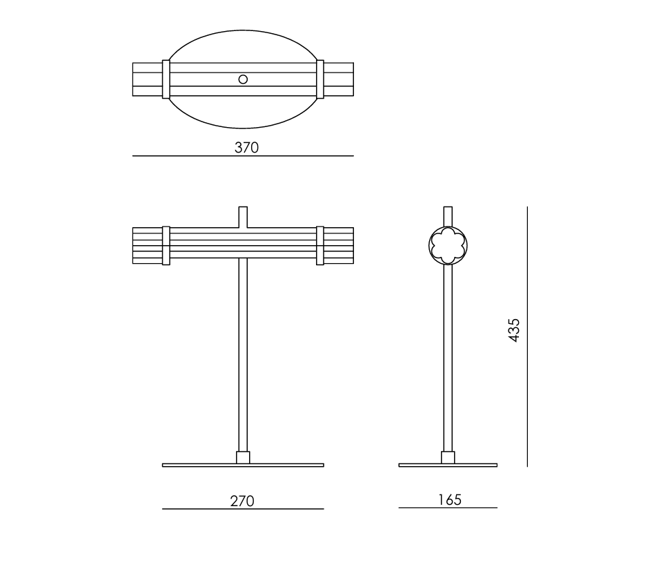 14W LED stalinis šviestuvas TASTA, matinės juodos sp., 2700K, dimeriuojamas - Image 2