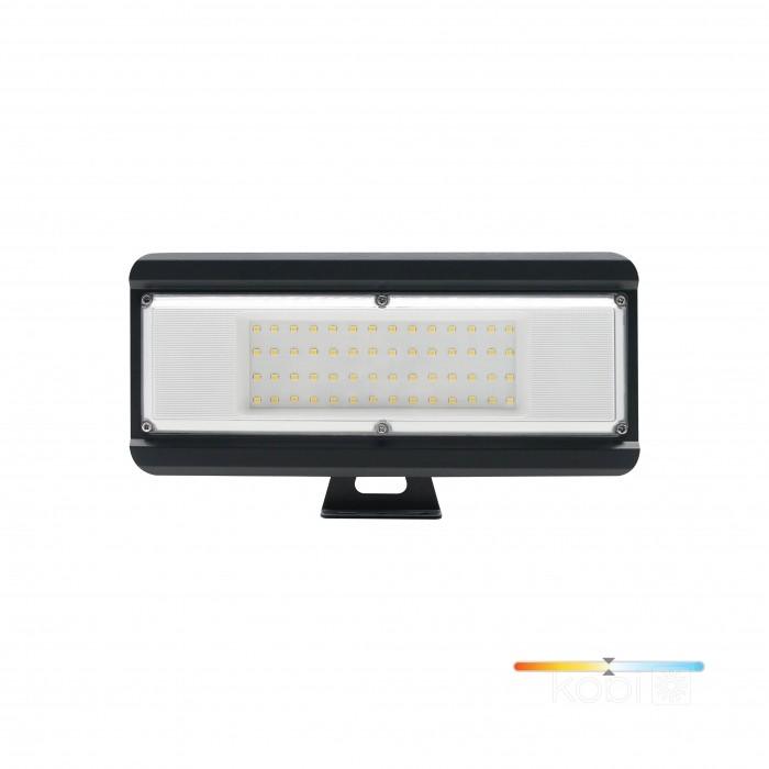50W LED pramoninis šviestuvas MULTILUXO, juodas, 4000K, IP65