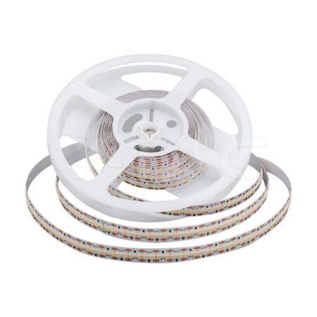22W/m LED juosta, 700LED/m, 24V, 4000K, 5 metrų ritė