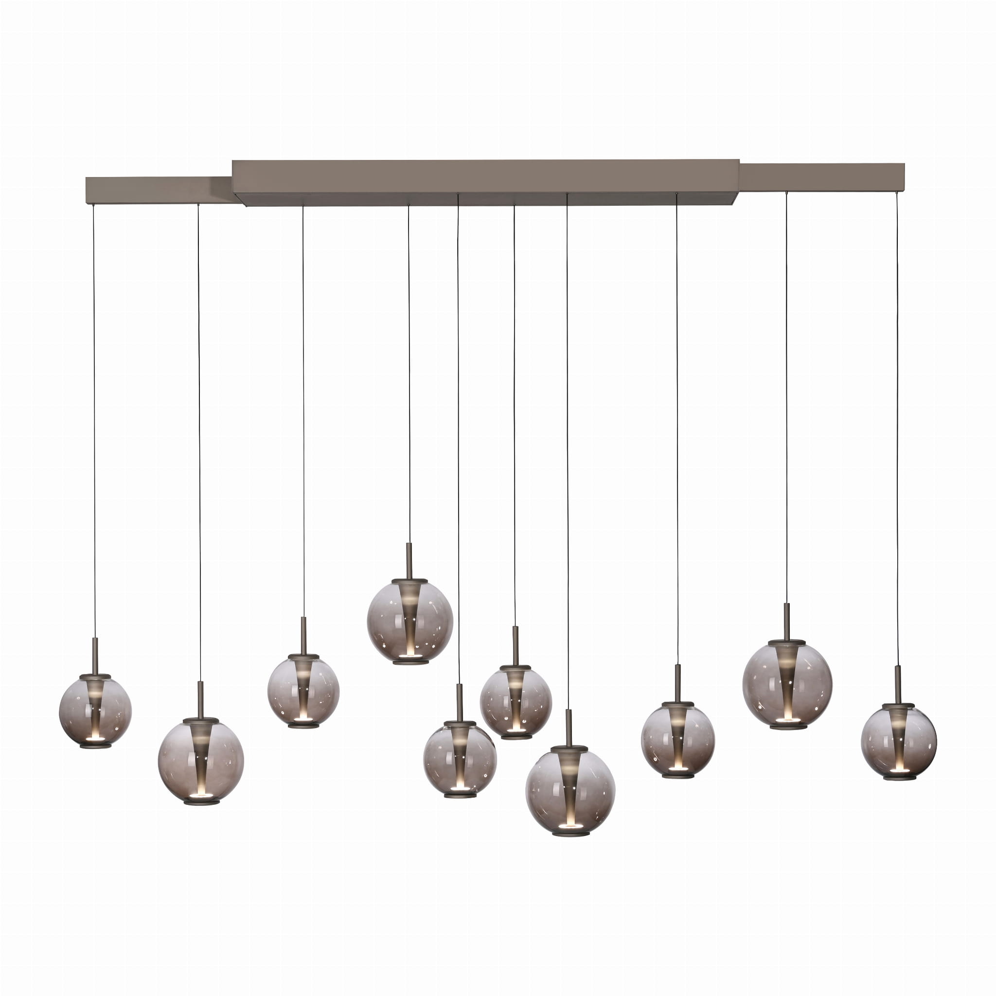 70W LED pakabinamas šviestuvas E-INFINITY, bronzos sp., 2200-5000K, dimeriuojamas, reguliuojamo ilgio - Image 2