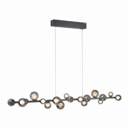32,4W LED pakabinamas šviestuvas E-POPUP, pilkos sp., 2200-5000K, dimeriuojamas, reguliuojamo aukščio